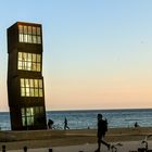 Schieflage an Barcelona Stadtstrand