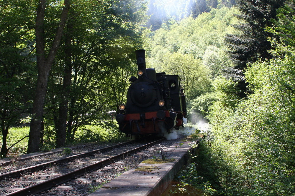 Schieflage - Einfahrt Helmbach