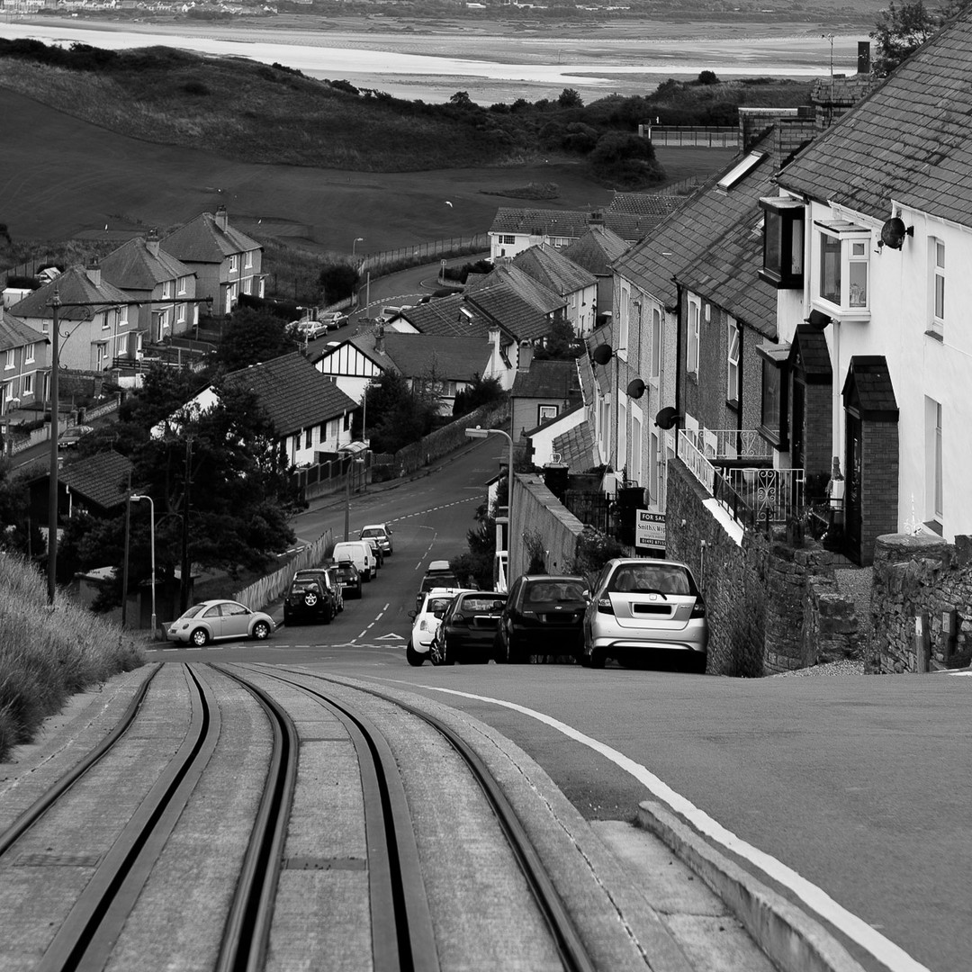 Schienen der Great Orme Tramway