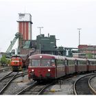 Schienenbus auf dem Bergwerk West