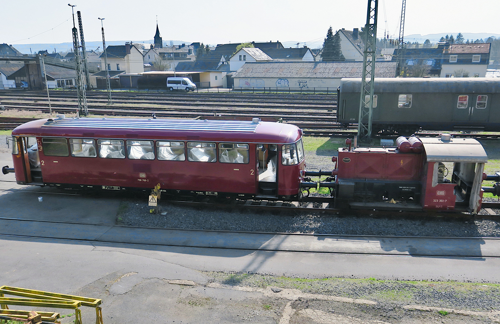 Schienenbus fertig restauriert