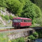 Schienenbus im Rodachtal