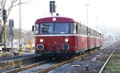 Schienenbus im Westerwald