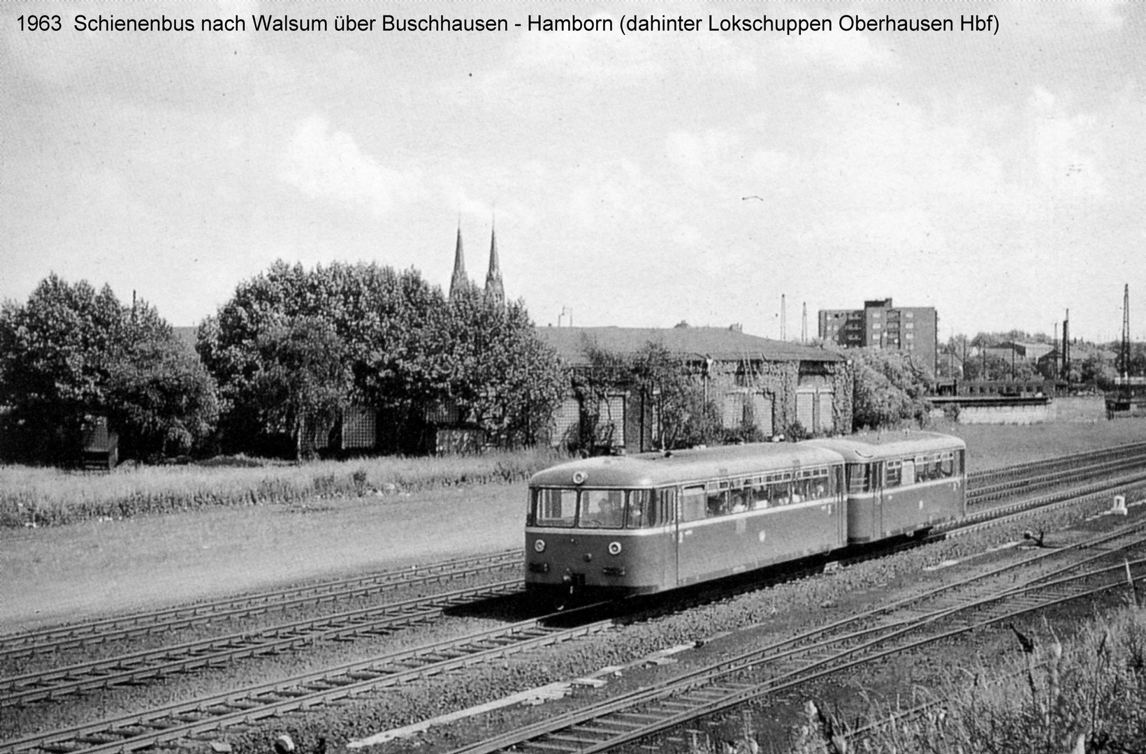 Schienenbus nach Walsum