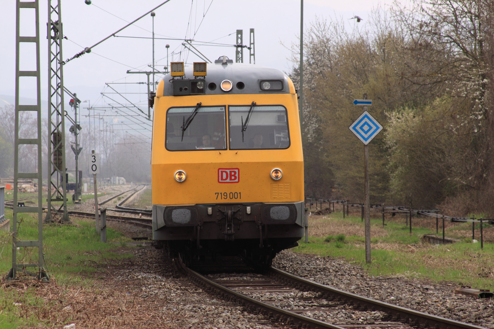 (Schienenetzinstandhaltung Fahrwegmessung) DB Müllheim-Neuenburg