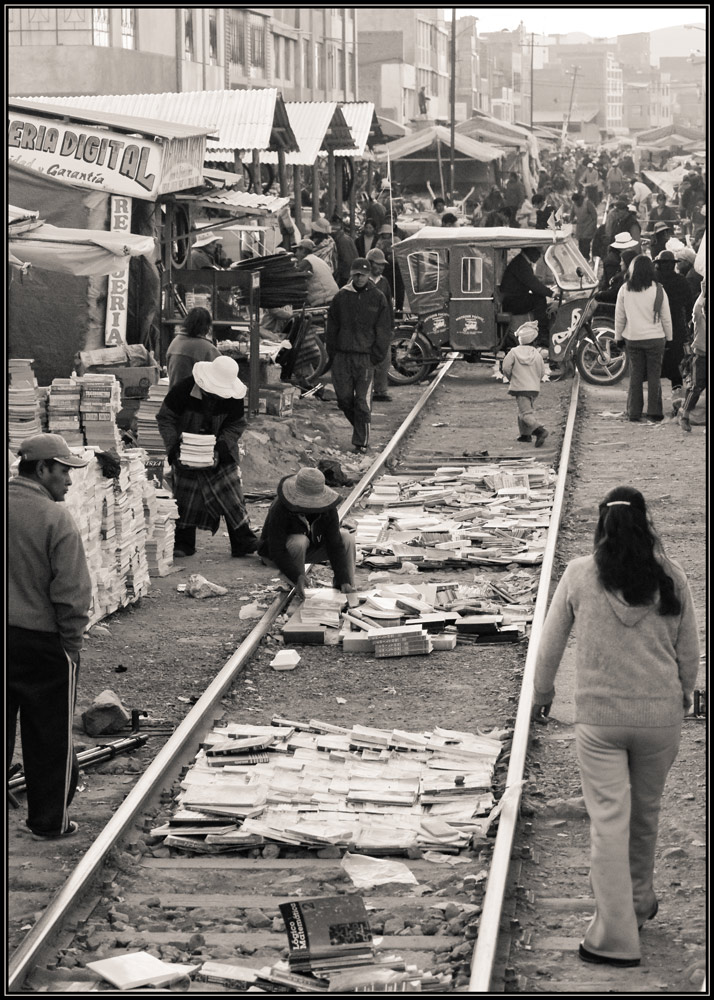 Schienenmarkt in Juliaca - Peru