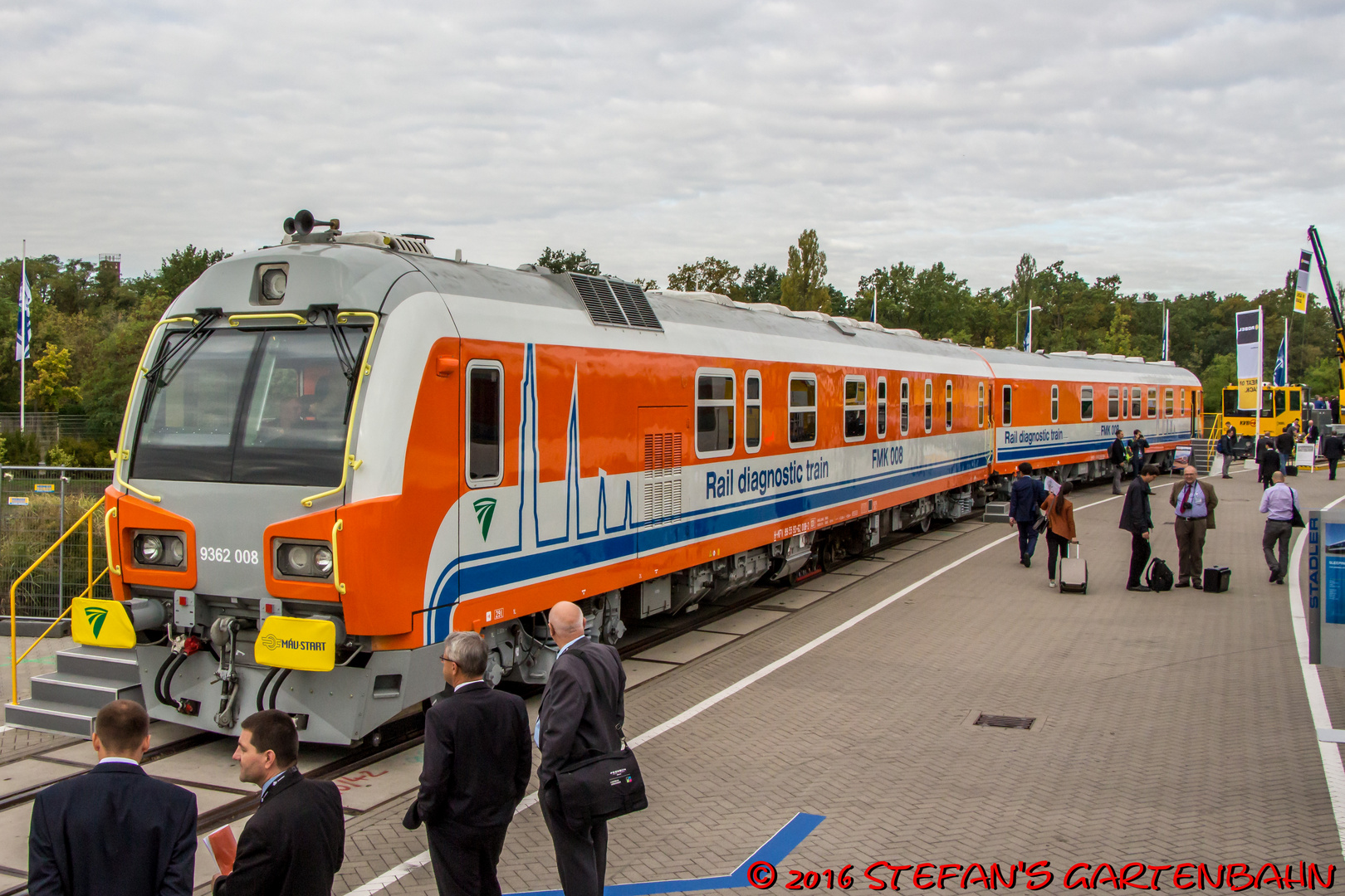 Schienenprüfzug (FMK-008) von MÁV-START Vasúti Személyszállitó Zrt.