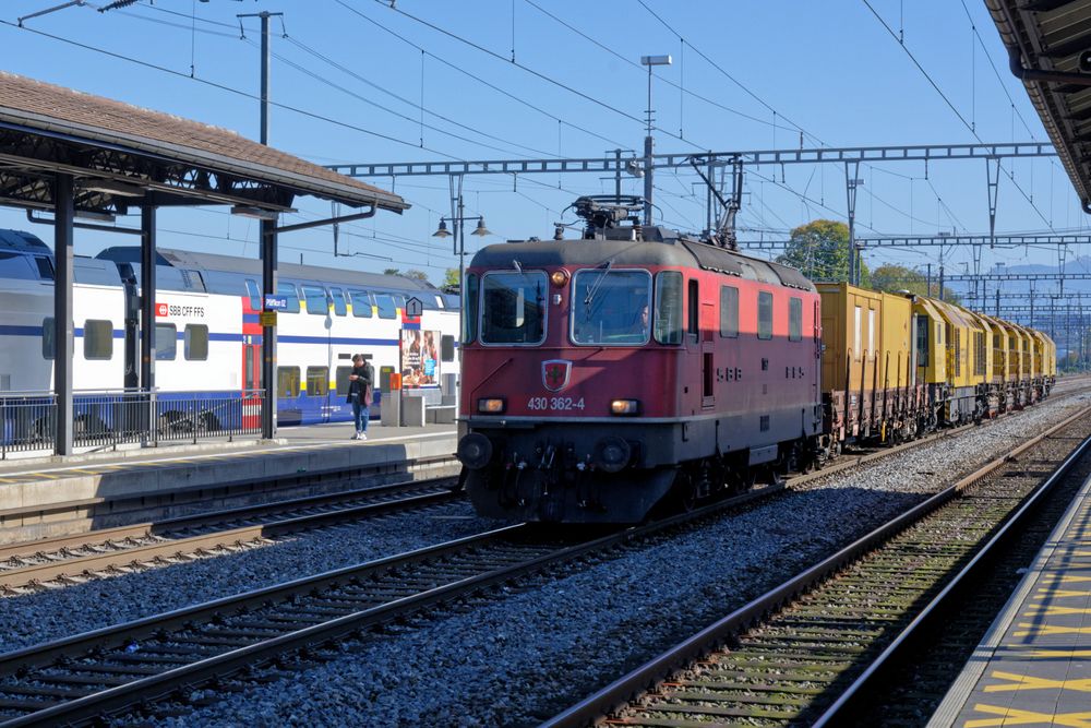 Schienenschleifzug in Pfäffikon SZ