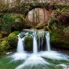 Schiessentümpel im Müllerthal (Mëllerdall) in der kleinen Luxemburger Schweiz.