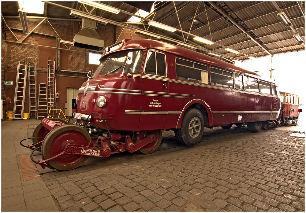 Schiestrabus, Eisenbahnmuseum Bochum