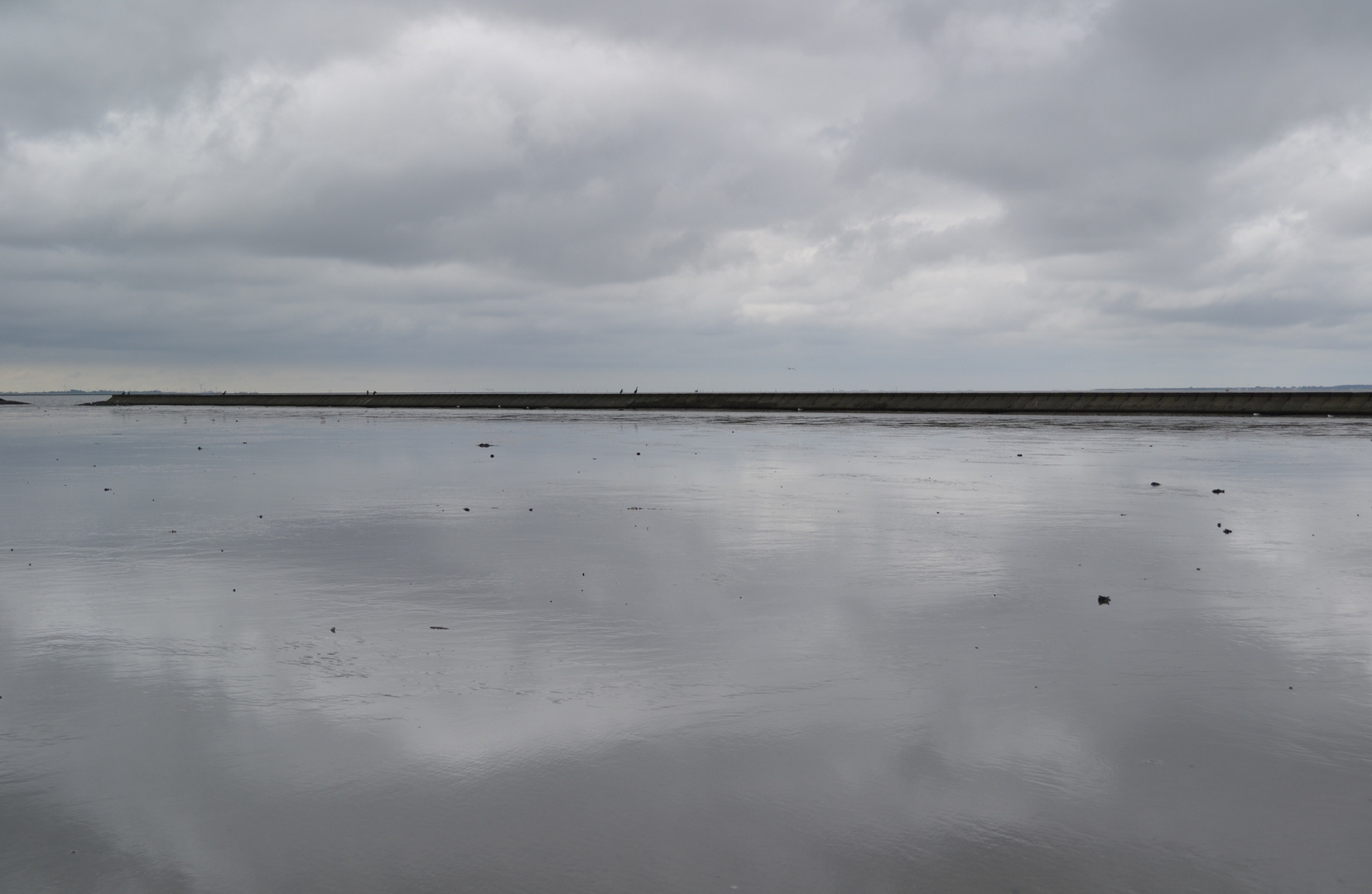 Schietwetter bei Ebbstrom