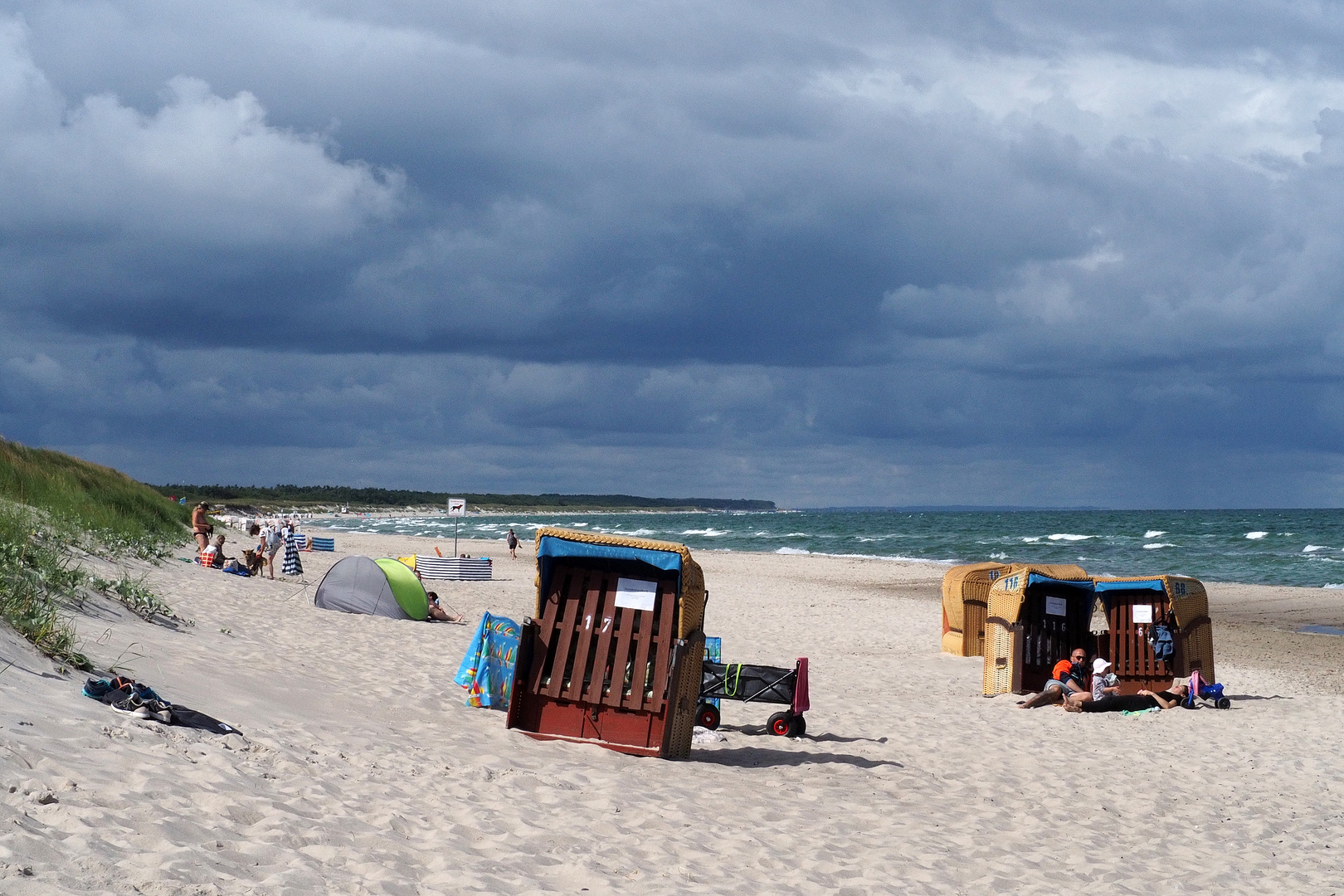 Schietwetter-Wolken im Anmarsch