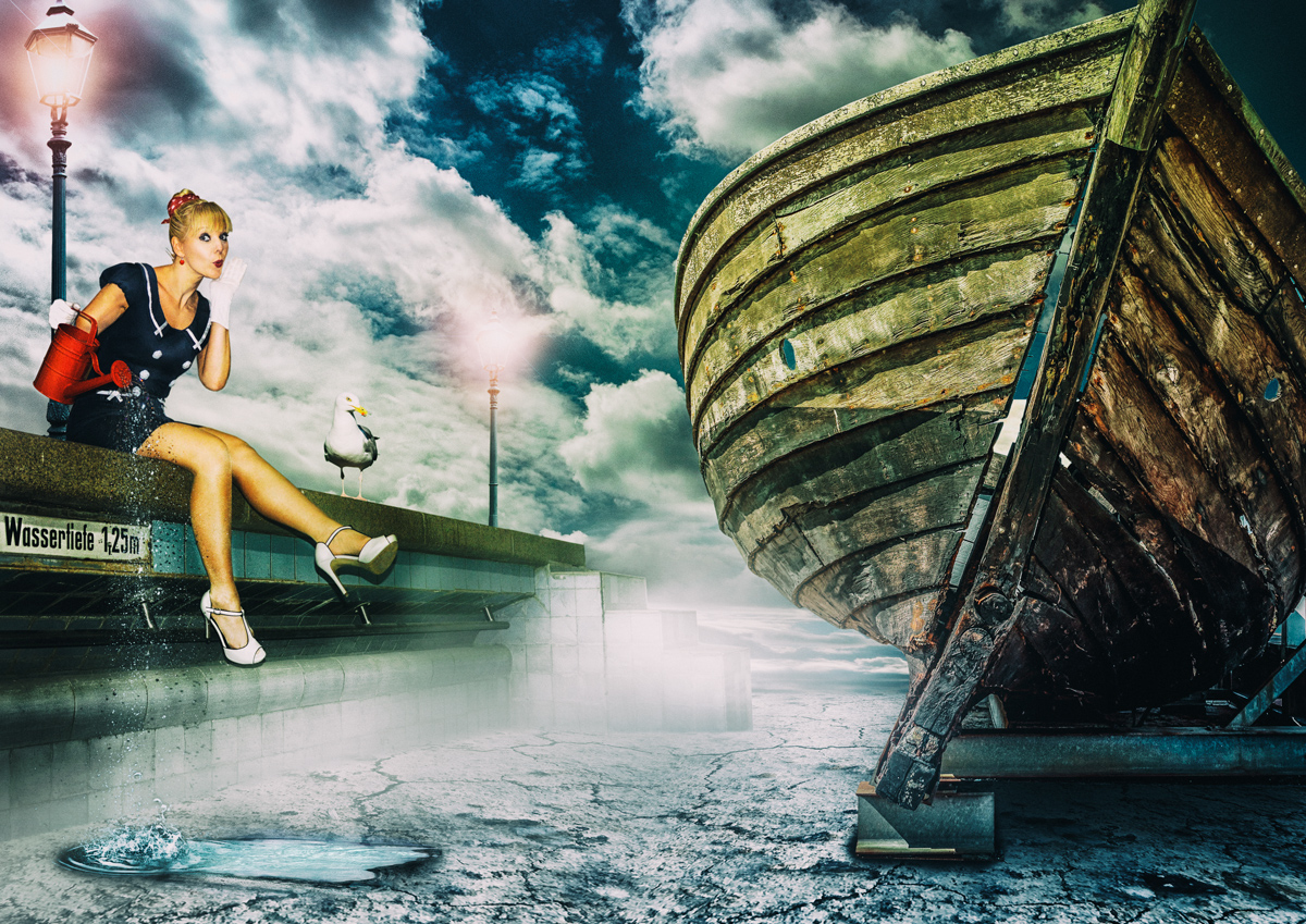Schiff Ahoi Foto Bild Fun Surreal Composing Bilder Auf Fotocommunity