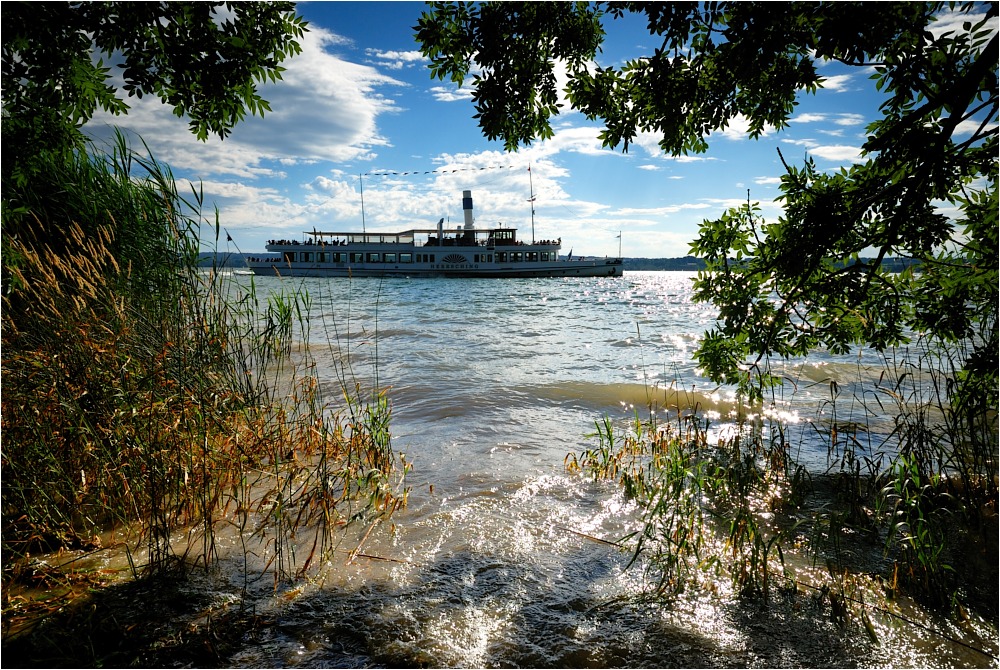 Schiff Ahoi oder auch African Queen am Ammersee