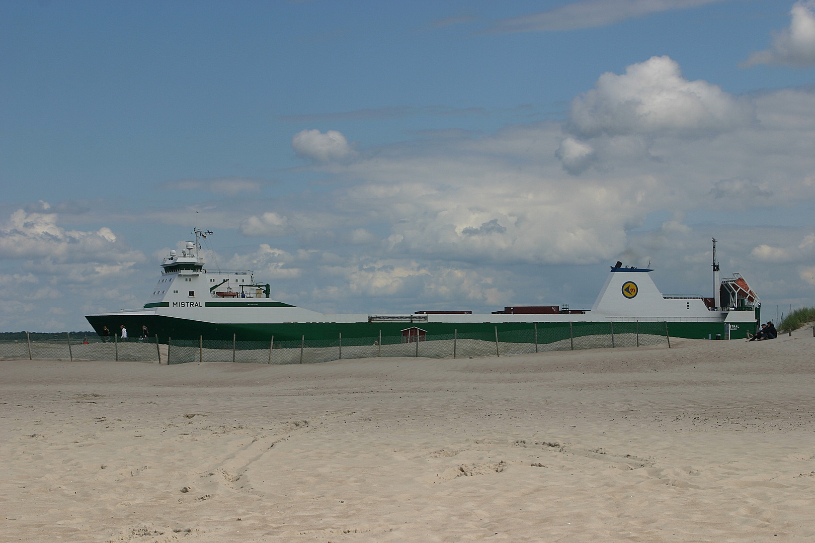 Schiff am Strand