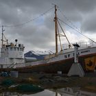 Schiff auf Island