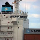 Schiff der Maersk Reederei