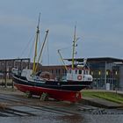 Schiff im Husumer Binnenhafen