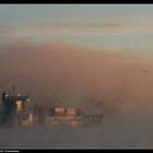 Schiff im Morgennebel - Ship in the morning fog