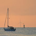 Schiff im Revier vor Helgoland 