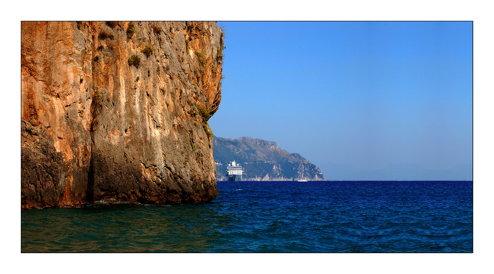 Schiff in Amalfi