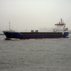 Schiff in der Hafeneinfahrt von Rotterdam Europort