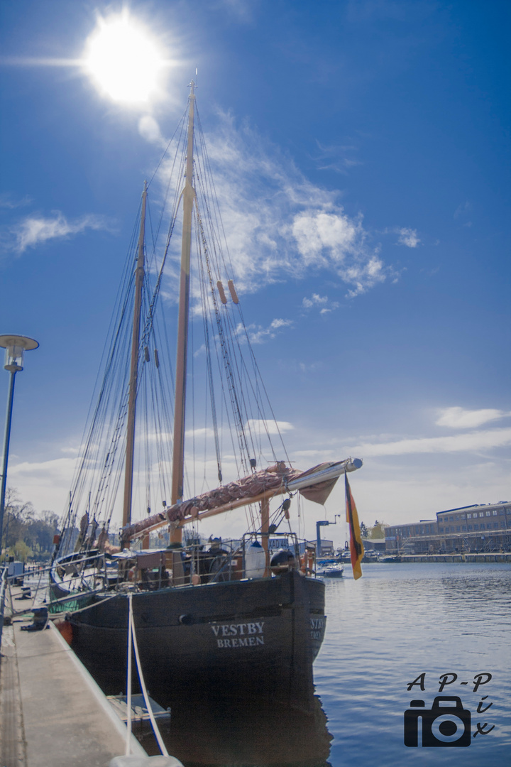 Schiff in Neustadt in Holstein