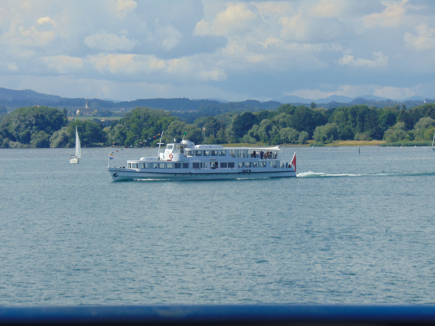 Schiff Säntis auf dem Bodensee