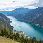 Schiff-Spuren auf dem Achensee