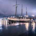 Schiff und Hochwasser