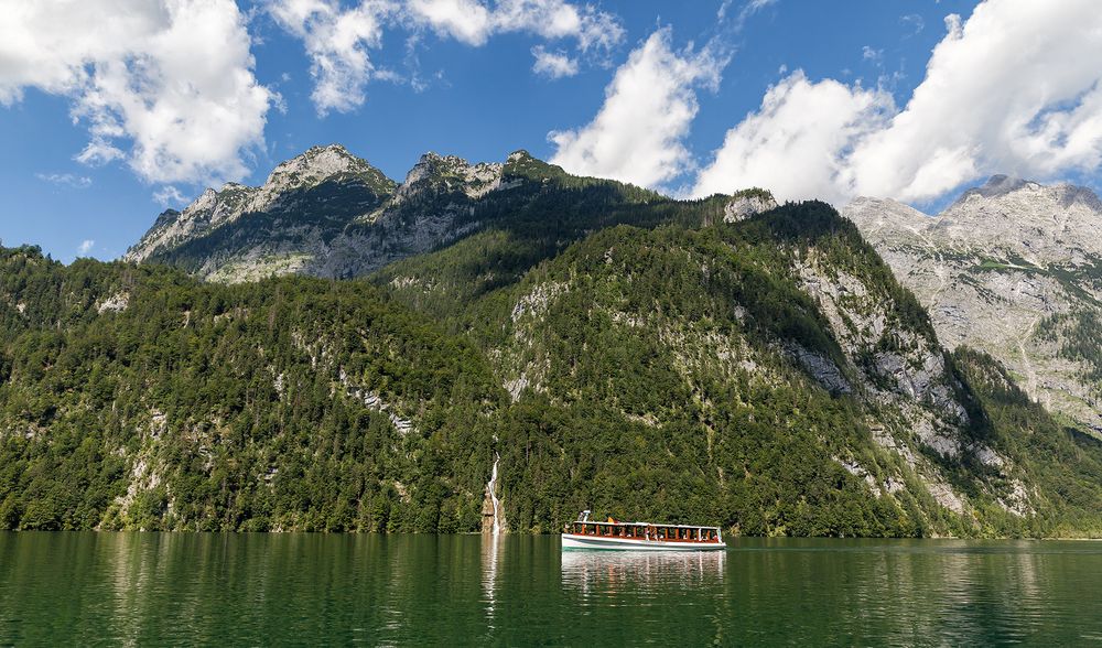 Schiffahrt über den Königsee