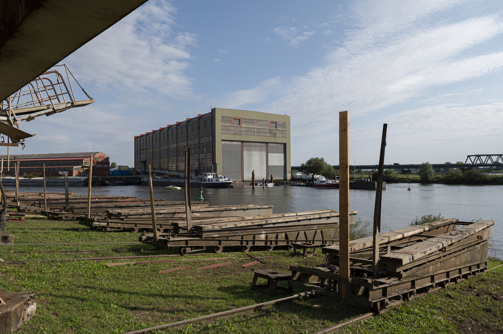 Schiffbauhalle der Hitzler-Werft in Lauenburg