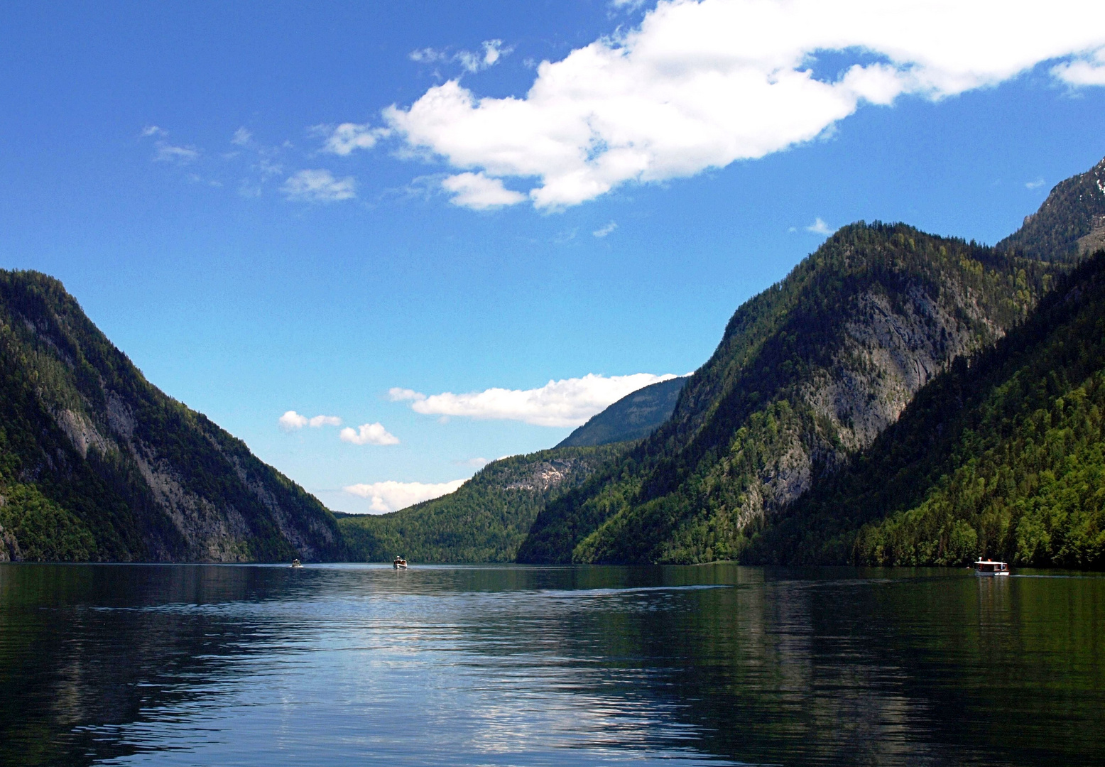 Schiffe auf dem Königssee