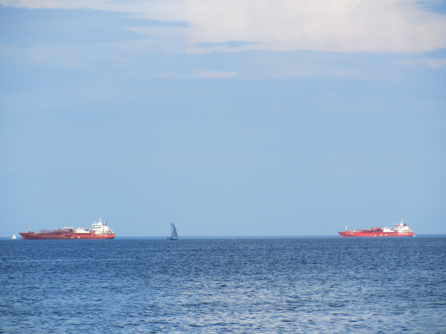 Schiffe auf der Ostsee