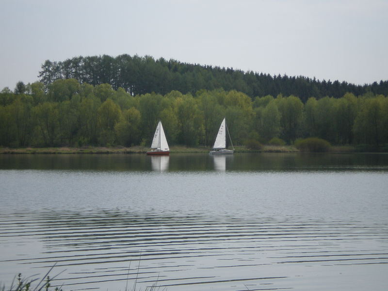 Schiffe auf hoher see