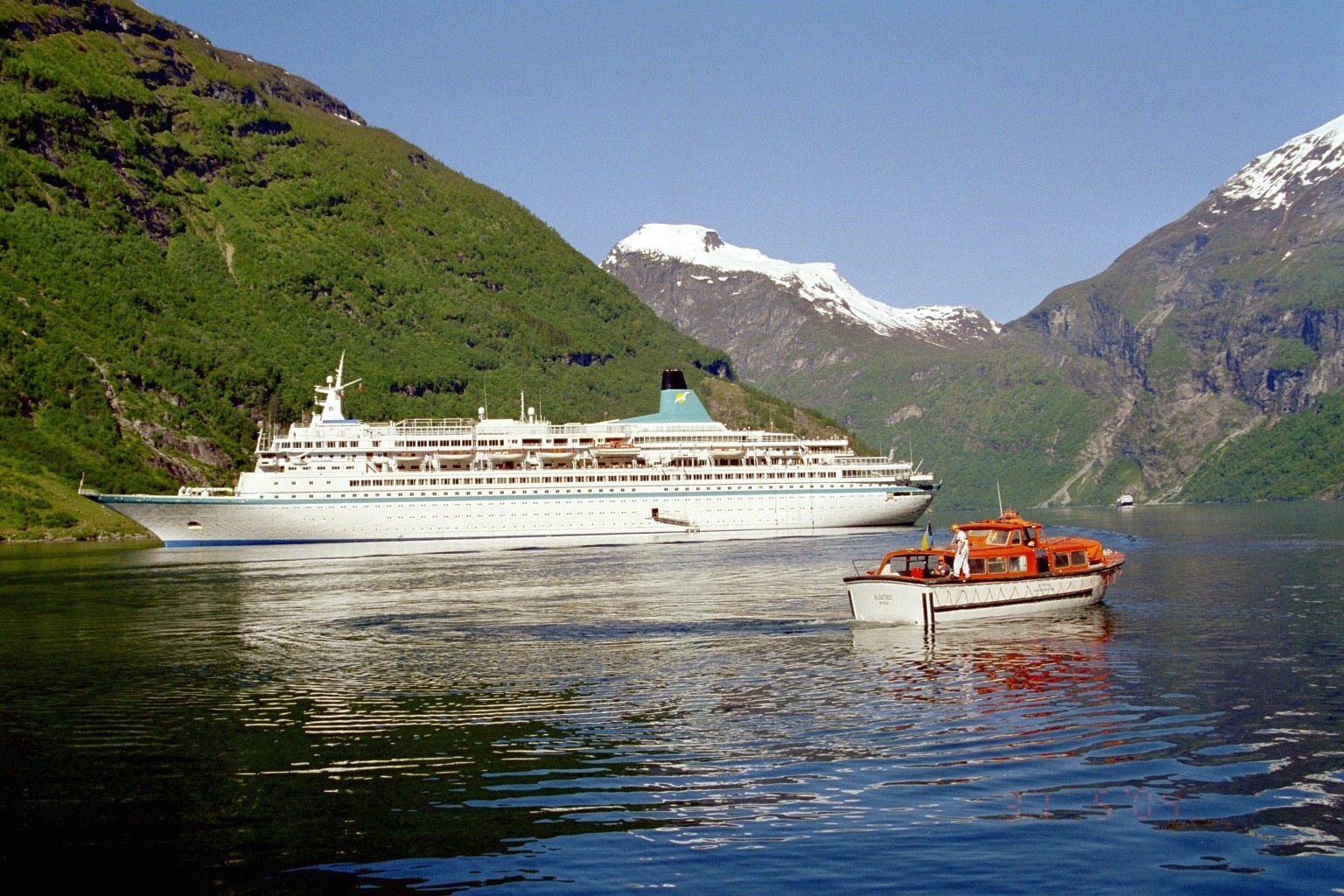 Schiffe im Geiranger