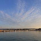 Schiffe im Hafen von Konstanz