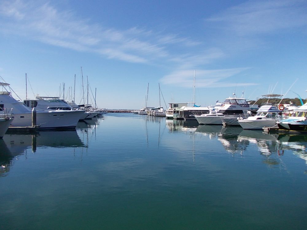 Schiffe im Hafen von Port Stephens /Australien von Dory86 