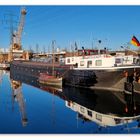 Schiffe im Harburger (Hamburg) Hafen