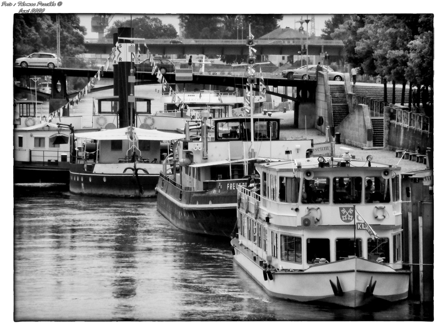 Schiffe in Regensburg im Hafen