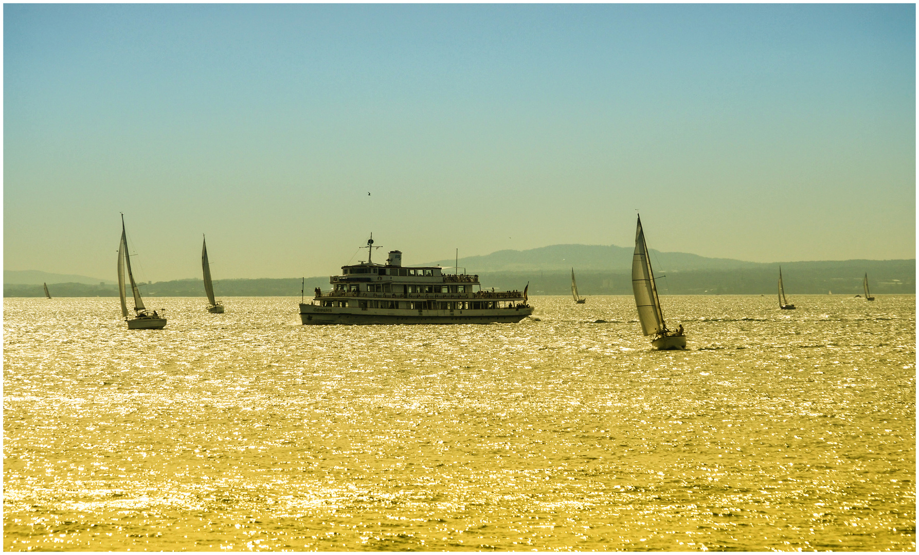 Schiffe vor Lindau