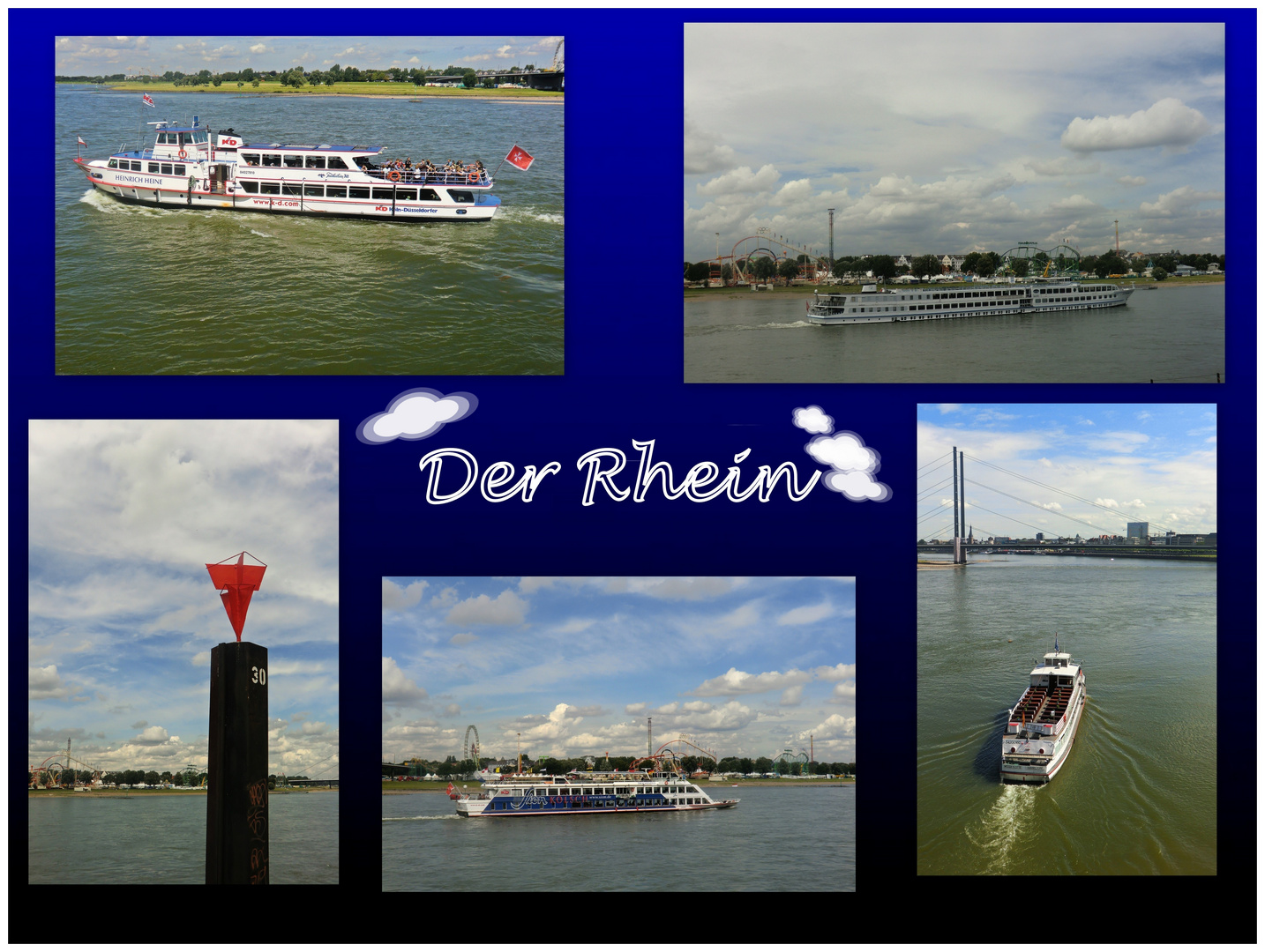 Schifffahrt auf dem Rhein