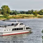 Schifffahrt auf der Elbe in Schönebeck