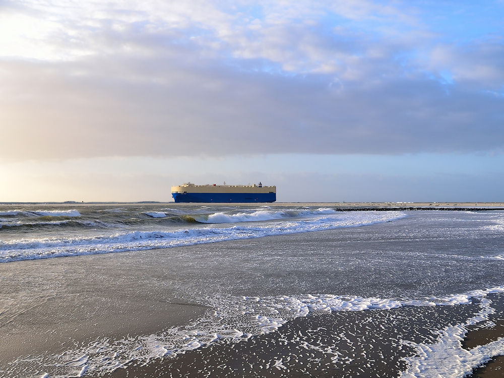 Schifffahrtsweg vor Borkum