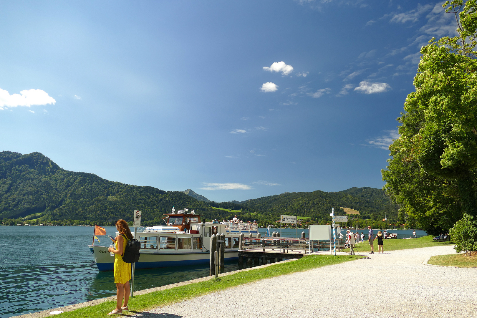 °°°° Schiffsanleger am Braustüberl Tegernsee°°°°