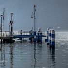 Schiffsanleger Castro im Lago d´Iseo, Oberitalien