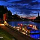 Schiffsanlegestelle an der Salzach