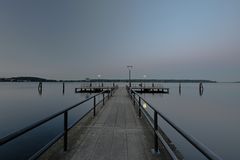 Schiffsanlegestelle in Waren/Müritz