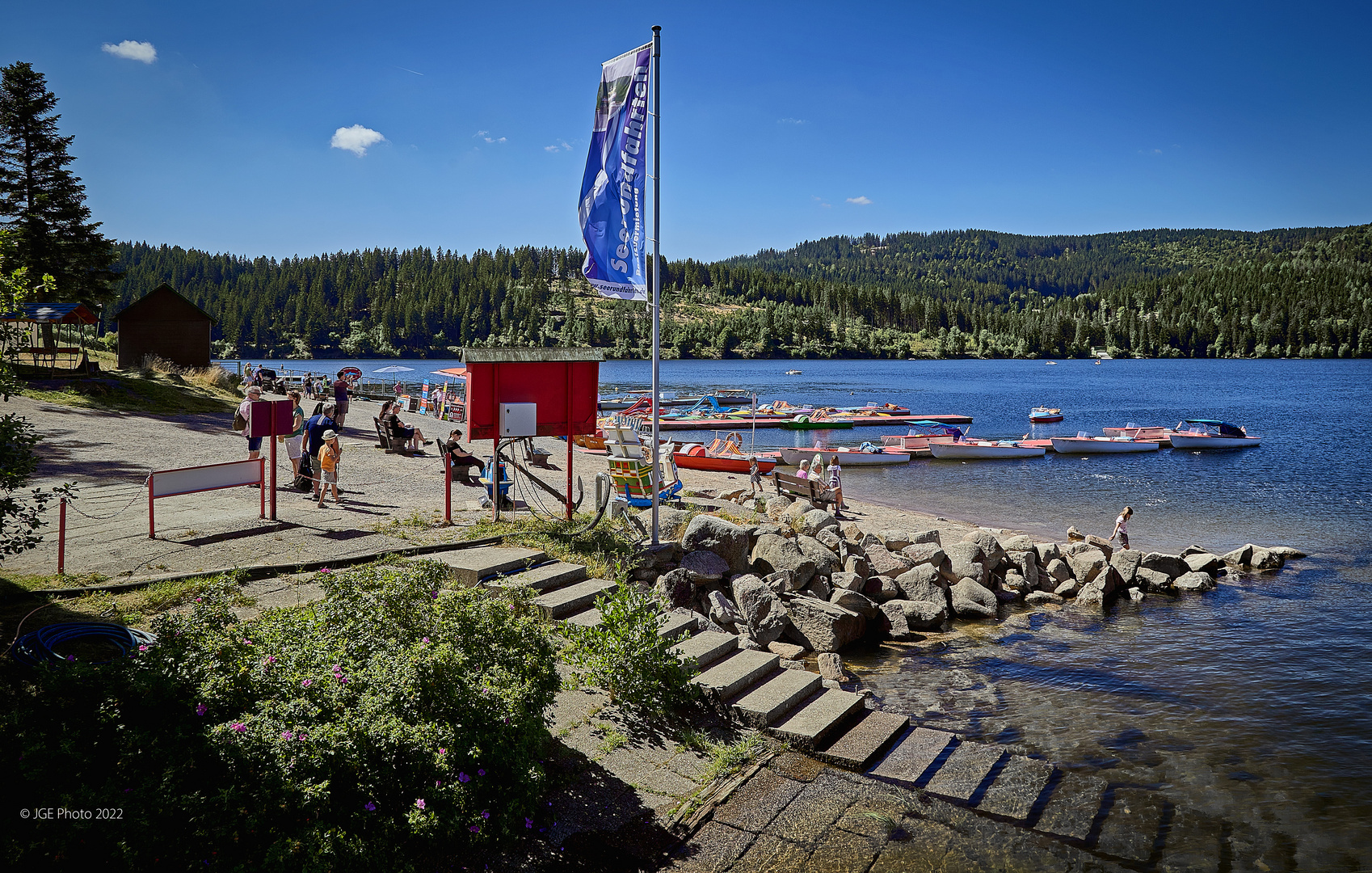 Schiffsanlegestelle Schluchsee am Strandbad