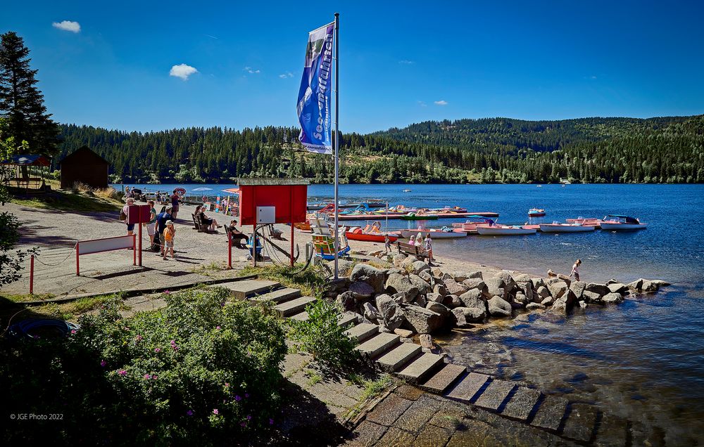 Schiffsanlegestelle Schluchsee am Strandbad